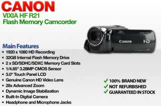 Videocámara HF R21 de memoria Flash HF R21 de Canon VIXIA   NUEVA