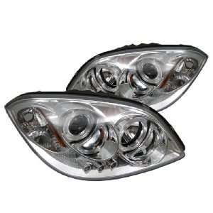 Chevy Cobalt 05 10 Halo LED Projector Headlights Chrome w/ FREE SUPER 