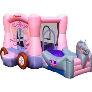  Bounce House Princess Carriage with ball pit Toys & Games