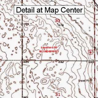  USGS Topographic Quadrangle Map   Lansford SE, North 