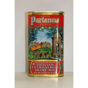 Partanna Extra Virgin Olive Oil, 34 Ounce  Grocery 