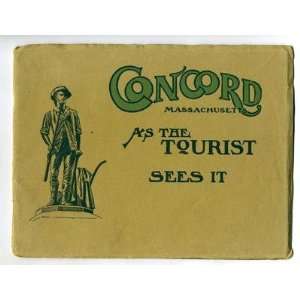  Concord & Lexington Mass. As A Tourist Sees It 1916 