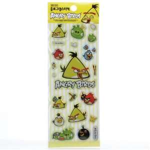   Rovio Angry Birds Assorted Metallic Stickers Yellow Bird Toys & Games