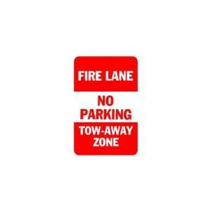  3x6 Vinyl Banner   Fire Lane No Parking Tow Away 