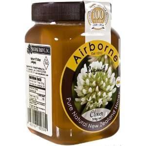 Airborne (New Zealand) Clover Honey 500g / 17.85oz  