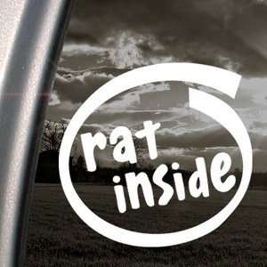  Rat Inside Decal Truck Bumper Window Vinyl Sticker 
