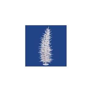  3 Pre Lit Whimsical White Artificial Laser Christmas Tree 