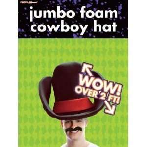  Giant Foam Cowboy Costume Hat Toys & Games