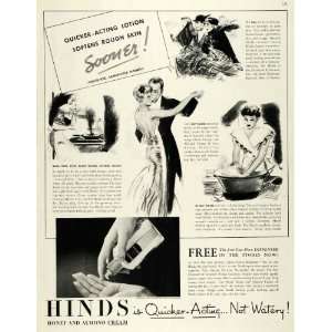 1936 Ad Lehn & Fink Products Corp Hinds Lotion Cream   Original Print 