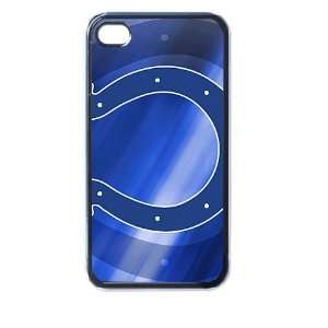  Indianapolis Colts 4/4s Seamless Case (Black) Electronics