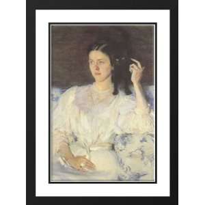  Beaux, Cecilia 19x24 Framed and Double Matted Girl with a 