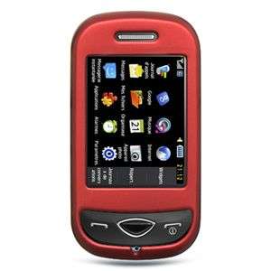 RED HARD CASE COVER 4 SAMSUNG HOLIC B3410  