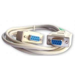 Your Cable Store 6 Foot DB9 9 Pin Serial Port Null Modem Cable Female 