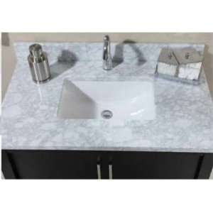   49W Marble Vanity Top in Carrera White with White Bowl 4922CWW