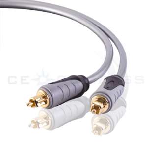 Premium 15FT Digital Toslink Audio Optic Cable Optical Fiber S/PDIF 