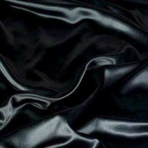   Silky Solid Black Sheets Set for Queen Bed Sheets Set