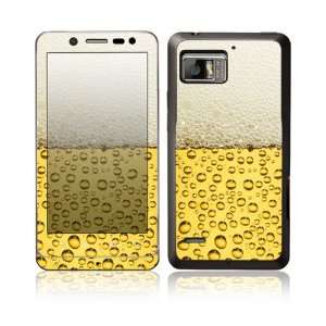 Love Beer Design Protective Skin Decal Sticker for Motorola Droid 