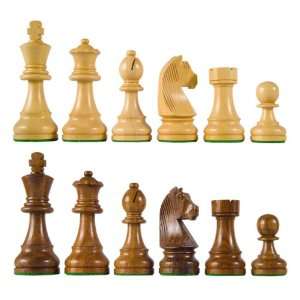  Classic Wood Chess Pieces with 3 3/4 King   Sheesham 