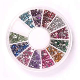   base polish place the rhinestone onto nails seal with a clear top coat