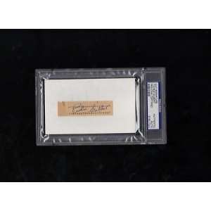  Tookie Gilbert Giants signed autographed cut PSA/DNA 