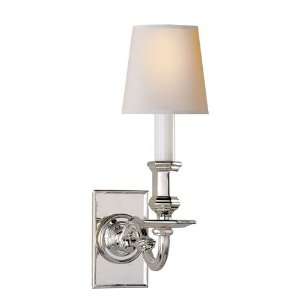   and Company CHD1175PS Chart House 1 Light Sconces in Polished Silver