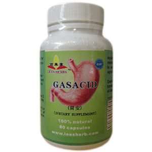 Lees Chinese Herbs Gas and Acid   100% Natural 80 Capsules   The Best 