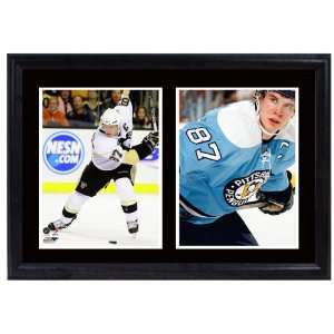 Sidney Crosby Memorabilia Including Two 8 x 10 Photographs in a 12 
