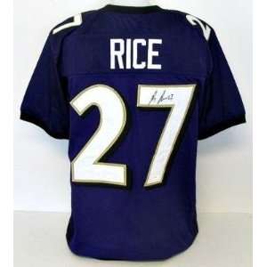   Ray Rice Uniform   Purple JSA   Autographed NFL Jerseys Sports
