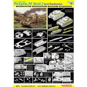  1/35 Pz.Kpfw.IV Ausf, J, Last Production Smart Kit Toys & Games