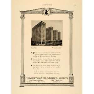 1921 Ad Durant Building Tompkins Kiel Marble Starret Co 