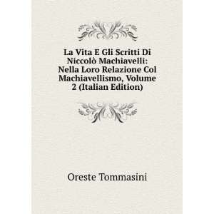   , Volume 2 (Italian Edition) Oreste Tommasini  Books