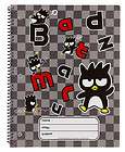 NEW Sanrio Black Badtz Maru Block XO School Spiral Notebook/Journal 