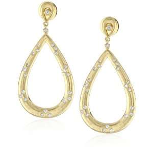  Katie Decker Aragon 18k Yellow Gold and Diamond Earrings 
