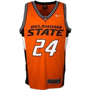  Nike Elite Oklahoma State Cowboys #24 Orange Alternate 