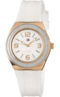 Tommy Hilfiger White Rubber Analog Womens Watch 1781003  