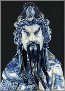 Large Antique Chinese Porcelain Kangxi Period Statue  