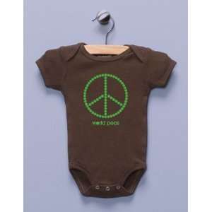  World Peas Brown Infant Bodysuit / One piece Baby
