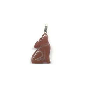  Carnelian Coyote Pendant Arts, Crafts & Sewing