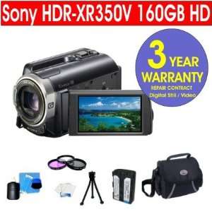  Sony HDR XR350V 160GB HD Handycam¨ Camcorder + Multi 