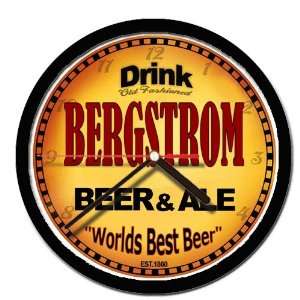  BERGSTROM beer and ale cerveza wall clock 