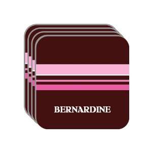  Personal Name Gift   BERNARDINE Set of 4 Mini Mousepad 