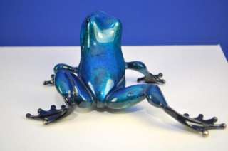 Blue Dreamer by Frogman Tim Cotterill Bronze Frog Toady  