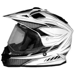  Cyber Graphic UX 32 Off Road Motorcycle Helmet w/ Free B&F 