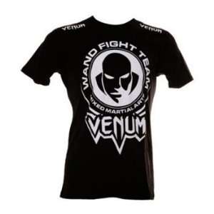 Venum Wand Fight Team T Shirt   Black 