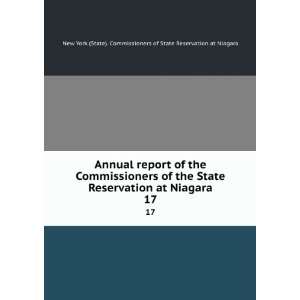  of the Commissioners of the State Reservation at Niagara. 17 New 