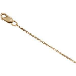  14K Lasered Titan Chain 18in/14kt yellow gold Jewelry