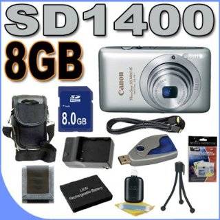 Canon PowerShot SD1400IS 14.1 MP Digital Camera w/4x Wide Angle 