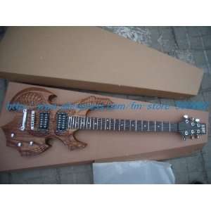 com new esp pure handmade sandalwood color solid body electric guitar 