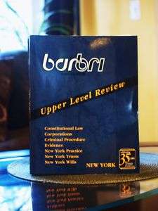 NEW YORK Barbri Upper Level Review Bar Exam LIKENEW  