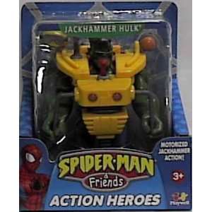 man & Friends Jackhammer Hulk Action Figure with Motorized Jackhammer 